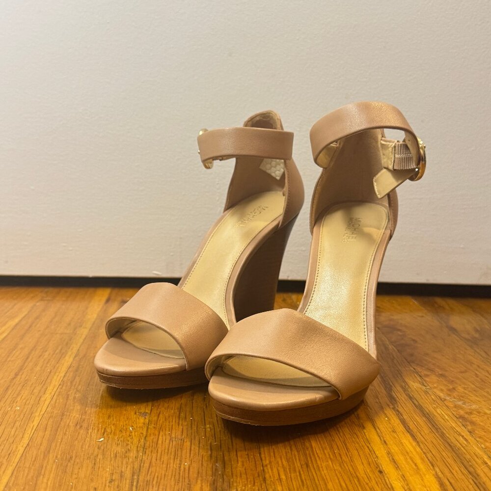 MICHAEL Michael Kors Wooden Wedge Heel